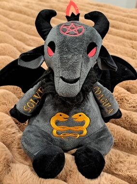 Nemesis Now Fluffy Fiends Baphomet Cuddly Plush Toy